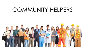 Preview of Community Helpers- slide presentation for remote learners