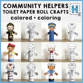 Chef Cook toilet paper roll craft Printable Career Day Community