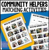 Community Helpers with REAL PHOTOS Life Skills File Folder