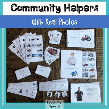 Preview of Community Helpers with REAL Pictures