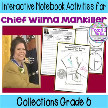 Preview of "Community Hero" Interactive Notebook Activities for Collection 5 Gr 6