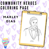 Community Heroes Coloring Page - Marley Dias