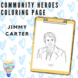 Community Heroes Coloring Page - President Jimmy Carter