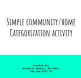 Community/Home Categorization Activity