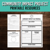 Community Impact Project Bundle for Middle and High School