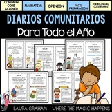 Writing journal prompts in Spanish - Diarios de Escritura 