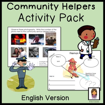 Preview of Community Helpers Neighborhood Heroes worksheets | Social Studies