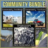 Community Posters BUNDLE | Community Helpers | Transportat