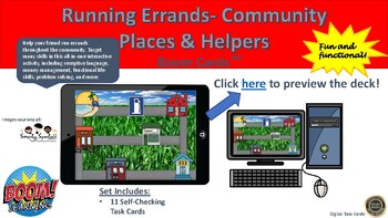 Preview of Community Places & Helpers- Running Errands