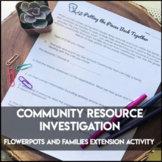 Flowerpots & Families: Community Resource Investigation