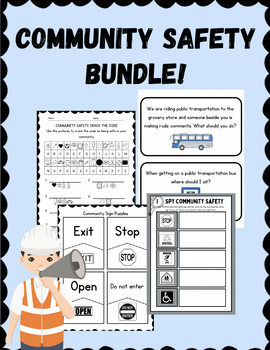 Preview of Community Safety Activity Bundle