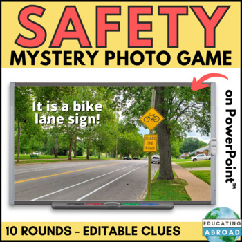 Preview of Community Safety Game: Learn Road Signs and Life Skills with Mystery Photos