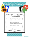 Community Safety Sign Flash Cards