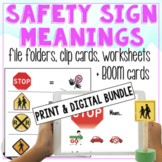 Community Safety Signs Meanings Print or Digital Easel or 