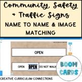 Community, Safety & Traffic Signs Sign Name to Name Matchi