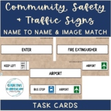 Community, Safety & Traffic Signs Sign Name to Name Matchi