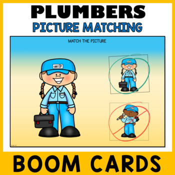 Preview of Community Service Themed Picture Matching - Plumbers