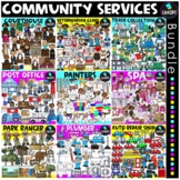 Community Services Clip Art Bundle {Educlips Clipart}
