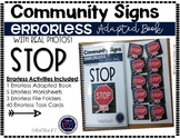 Community Sign Errorless Adapted Book and Activities: STOP