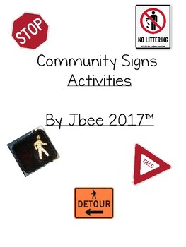 Preview of Community Signs Activities