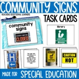 Community Signs Task Cards
