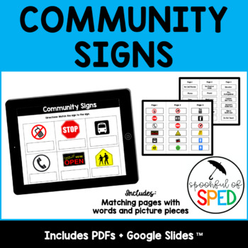 Preview of Community Signs: Drag and Drop