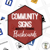 Community Signs Flashcards & Activities