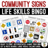 Community Signs Mobility Training BINGO Game
