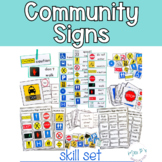 Community Signs Skill Pack Leveled for Special Education - Life Skills