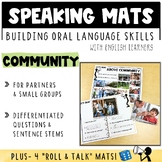 Community Speaking Mats and Roll & Talk Mats for the ESL C