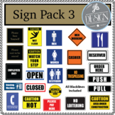 Community Street Signs 3 (JB Design Clip Art for Personal 