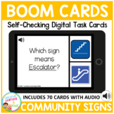 Community Signs Boom Cards for Distance Learning