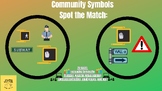 Community Symbols Spot The Match: Fun OT or Classroom Visu