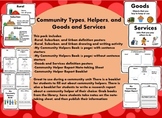 Community Unit: Community Types, Helpers, and Goods and Services