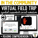 Community Virtual Field Trip Social Narrative Google Slides SS