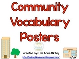 Community Vocabulary Posters: Urban, Suburban, and Rural