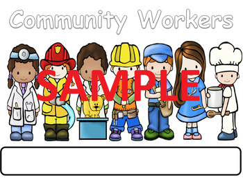 Preview of Community Workers Book