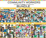 Community Workers: Community Helpers Clip Art