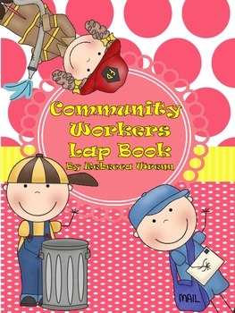 Preview of Community Helpers Lap Book Who Works Here