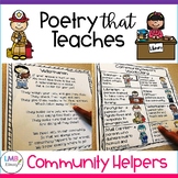 Community Helpers Poetry Comprehension and Poetry Centers