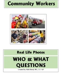 Community Workers Real Photos - Who & What Questions