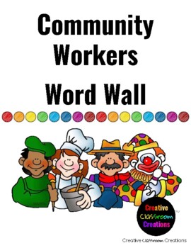 Preview of Community Workers: Word Wall