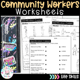Community Workers Worksheets | Career Exploration 