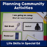 Community based instruction task cards and activities for 