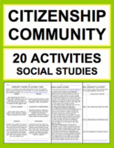 Community Helpers, Places & Good Citizenship Worksheets | 