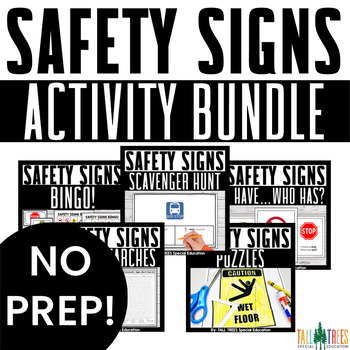 Preview of Community and Safety Signs Special Education Life Skills Activities