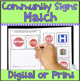 Community and Safety Signs Match