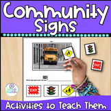 Community and Safety Signs | Special Education