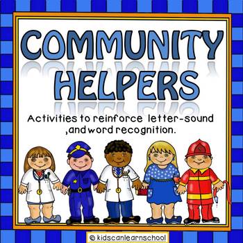 Community helpers-Letter-sounds and word recognition activities | TpT