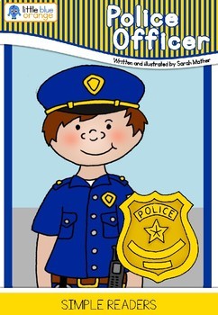 Community helpers book - police officers by Little Blue Orange | TpT
